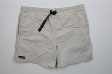 Vintage 90s Y2K Columbia Mens Medium Spell Out Lined Belted Trekking Shorts