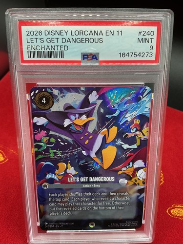 Let's Get Dangerous graded PSA 9 for sale on eBay