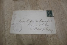 J A (JAMES) GARFIELD SIGNED? COVER WEST MENTOR OHIO 1880 - SIGNED AT LEFT 