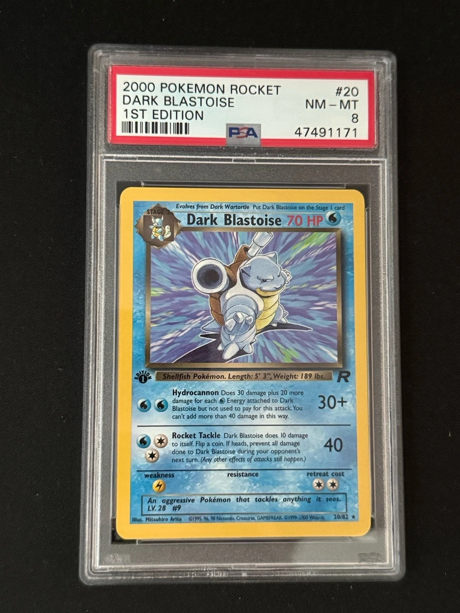 25+ Darkness Blastoise Pokémon TCG Professional Sports