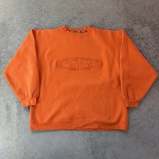 Vintage 90s Boss IG Design Crewneck Sweatshirt Embroidered Spell Out Size Large