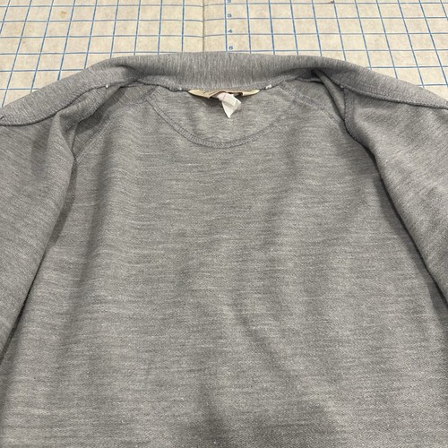 Vintage Full Zip Sweatshirt Heather Gray Women’s Large RARE SAMPLE Norm Thompson - Picture 14 of 24