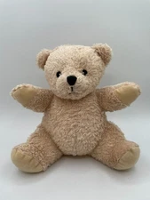 Dex Baby Teddy Bear Tan Beige Cream Heartbeat Soother Plush 10" Sound Works