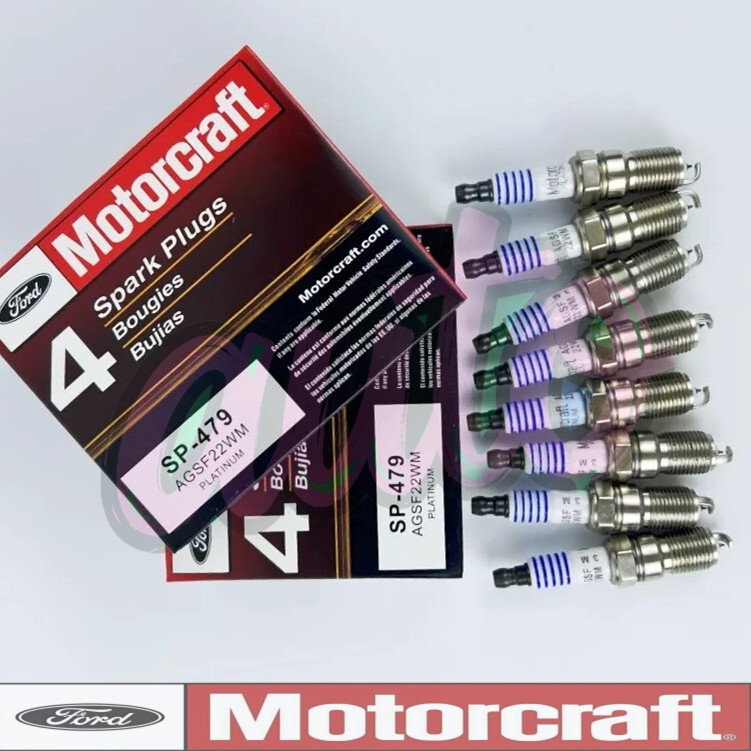 8X SP479 Platinum Spark Plugs AGSF22WM Fits for Ford Motorcraft 5.4L 6.8L SP-479