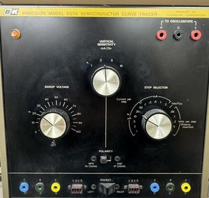 B&K Precision Model 501A Transistor Curve Tracer Dynascan W/ Dynaflex FP5 