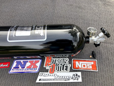 NOS 15LB NITROUS BOTTLE,SUPER HI-FLO,GAUGE,BLOWDOWN(1/25 DATE)