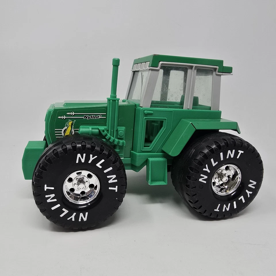 Nylint Green 6.25” Inch Tall Steel and Plastic Tractor Large Black Tires - Image 3 of 4