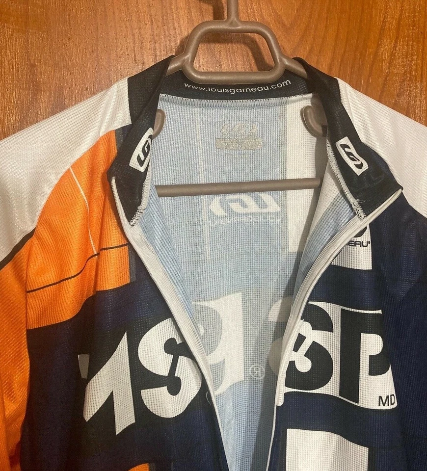Jersey de ciclismo Louis Garneau grande con cremallera con mangas cortas y 3 bolsillos para botellas Foto 4 de 4
