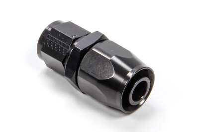 FRAGOLA Hose Fitting  #10 Str. to #12 Hose Black