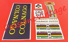 COLNAGO Super Molteni 1973 kit decalcomanie/adesivi/stickers