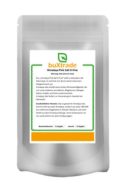 500g | Himalaya Salt X-fine white |Körnung: Sehr fein(0,3-0,5mm) | Salz | Gewürz