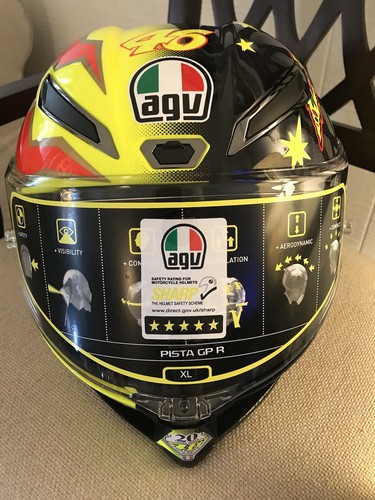 AGV Pista GP R Carbon Rossi 20 Years Helmet - Picture 4 of 5