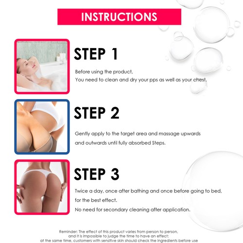 Breast Care Cream Skin Repair Massage Mild Lift Up Firming Shaping Tightening