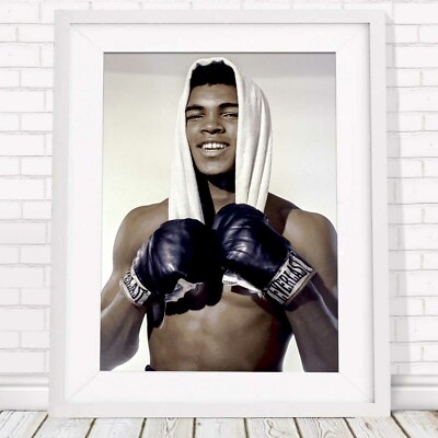 MUHAMMAD ALI - Boxing Poster Picture Print Sizes A5 to A0 **FREE DELIVERY**