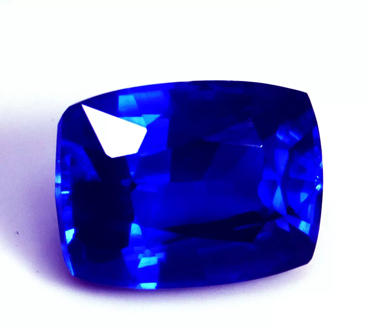 8 Ct Natural Cushion Cut Blue Kashmir Sapphire Loose Gemstone