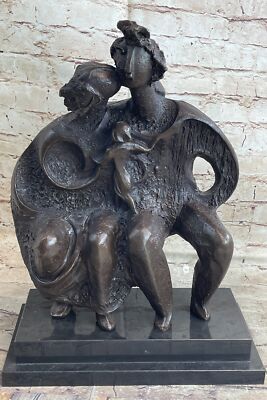 Salvador Dali Family Group Modern Art Abstract Bronze Sculpture Hot Cast Figure