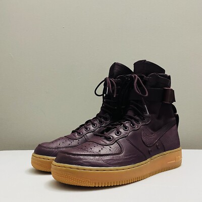 nike sf air force 1 high deep burgundy