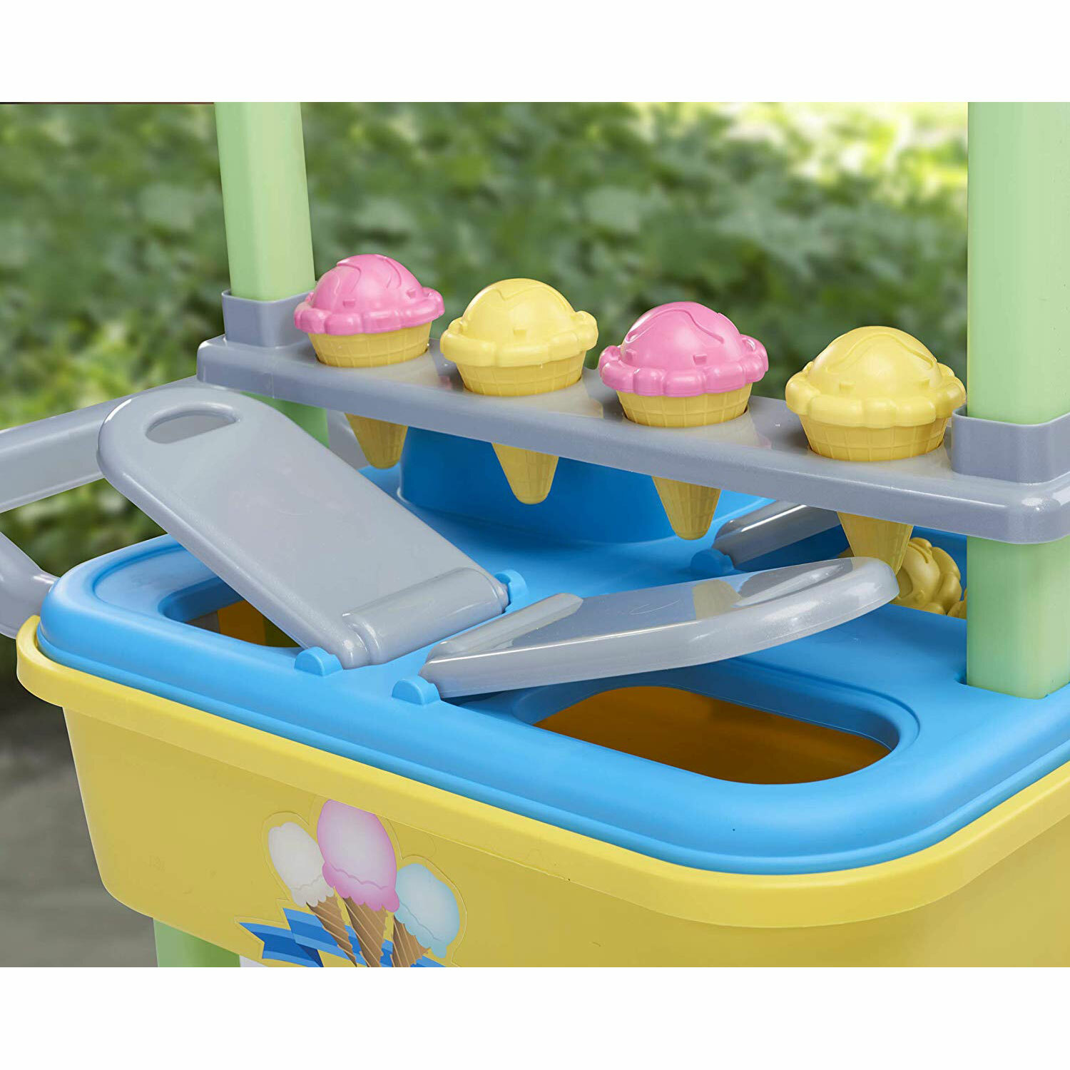 american plastic toys ice cream cart