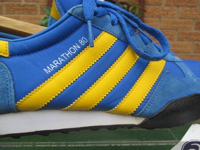 adidas marathon 80 blue and yellow
