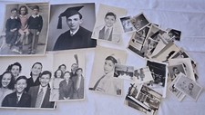 LOT OF 76 VINTAGE 30'S-50'S B W REAL PHOTOS FAMILY KIDS TRAVEL CABINET