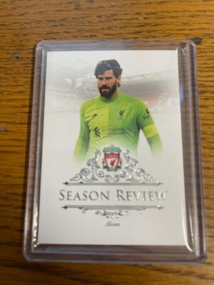 2021-2022 Futera Season Review Liverpool FC Alisson Silver # 13/15