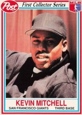 Kevin Mitchell First Collector Series POST 1990 Baseball Card #15