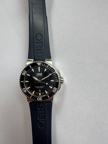 Oris Swiss Automatik 7653 Blau Ziffernblatt und Band mit Datumsanzeige - Bild 2 von 18
