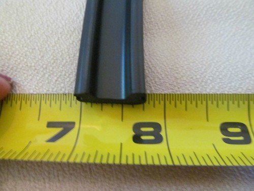 Remolque RV negro vinilo grueso 3/4" molde de inserción cubierta de tornillo flexible 100 pies - Imagen 5 de 5