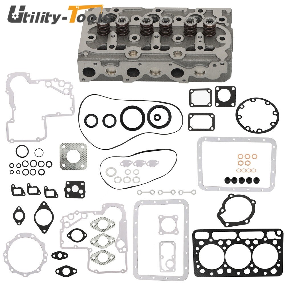 For Kubota Engine D1005 with Full Gasket Set Complete Cylinder Head 16027-03043