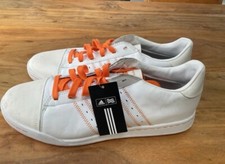 Adidas Men's Adicross Lo Boost Shoes Golf Shoes Sports White UK Size 9 NEW