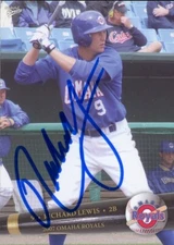 2007 Omaha Royals RICHARD LEWIS Signed Card autograph AUTO GEORGIA TECH #1 PICK