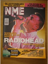 NME 2000 JUN 24 RADIOHEAD MOBY BASEMENT JAXX TRAVIS