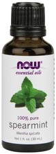 NOW Foods Solutions 100 Spearmint Oil - 1 OZ For Diffusers  Burners Air Fresh