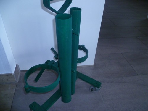 Sauerstoff Flasche 5 l & Acetylenflaschen mit Gestell, gebraucht, gefüllt - Bild 3 von 3