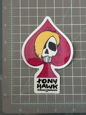Birdhouse Skateboard Tony Hawk   Mc Squeeb Skull  sticker
