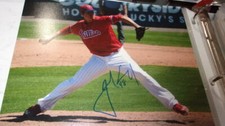 Jerad Eickhoff Philadelphia Phillies Signed 8x10 Photo COA 