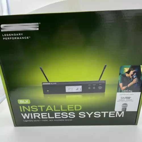 Shure BLX24R/SM58 Sistema Microfonico Portatile Wireless - Banda L19 Nuovo 542-572 - Foto 2 di 9