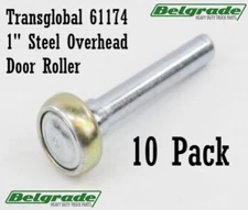 Todco Style 61174 1" Steel Roller for Overhead Rollup Doors OE Replacement 10pk