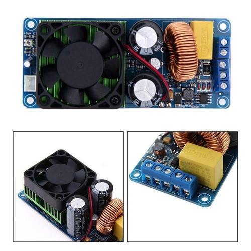 IRS2092S 500W Mono Digital Class D HIFI Endstufe Verstärker Board Modul +Lüfter - Bild 5 von 24
