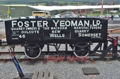 PHOTO FOSTER YEOMAN LTD. STEINBRUCHBESITZER EIN STEINBRUCH GÜTERWAGEN AUSGESTELLT ZU SEHEN A