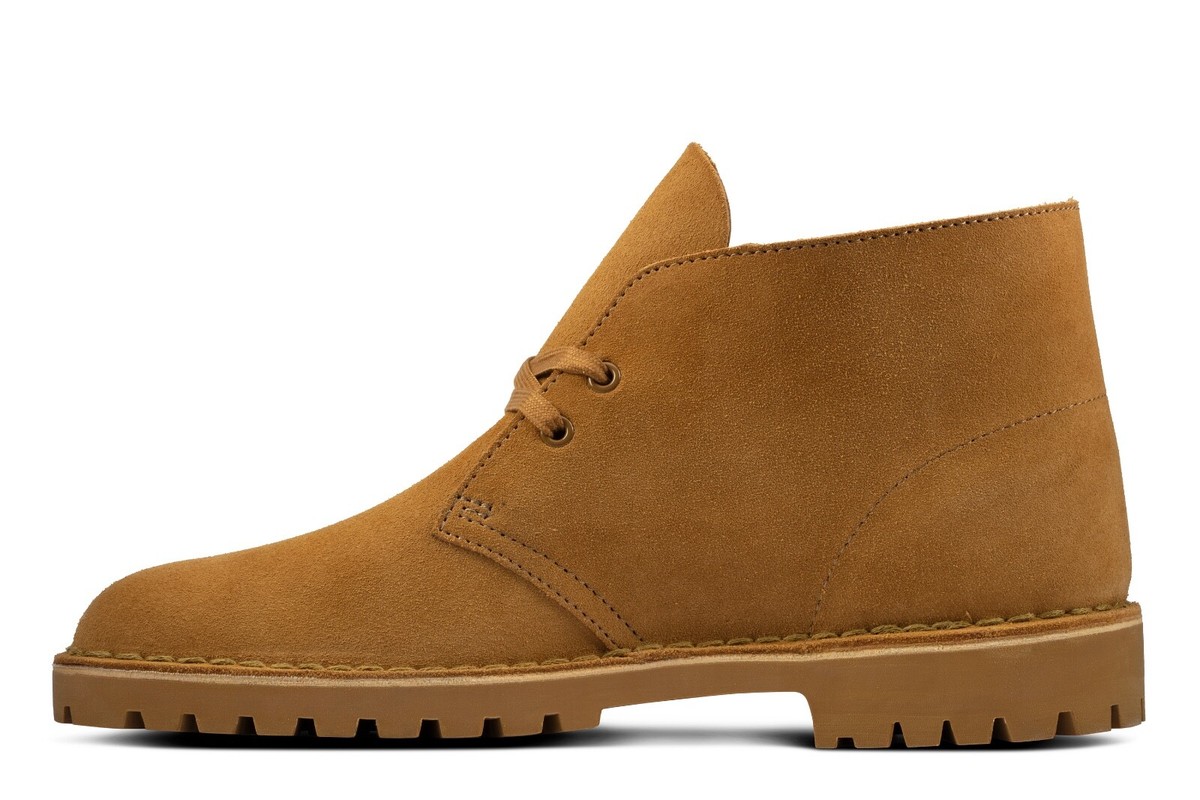 Clarks Men's Desert Rock Oakmoss Suede 26162703 | eBay