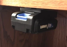 (3 pack) 3D Printed Tool Battery holder for HART 20v batteries. Free Ship.