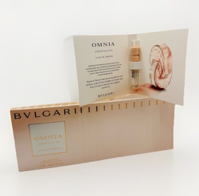 Bvlgari Omnia    Crystalline Proben Eau De Parfum Spray 15 x 1, 5 ml  = 22,5 ml