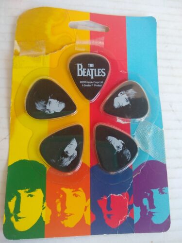Meet The Beatles Album Guitar Picks 9 pack Medium 1CBK4-10B2 D'Addario  - Picture 1 of 2