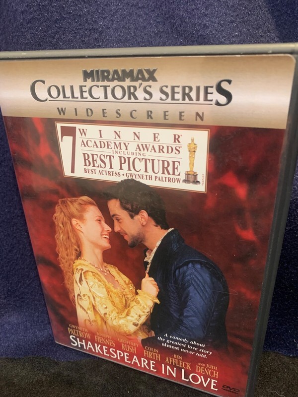 SHAKESPEARE IN LOVE (DVD, 1998) *Gwyneth Paltrow & Joseph Fiennes
