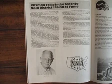 1985 Wisconsin-Oshkosh Football Program(ERIC KITZMAN/KEN MALY/STEVE FINCO/CARDO)