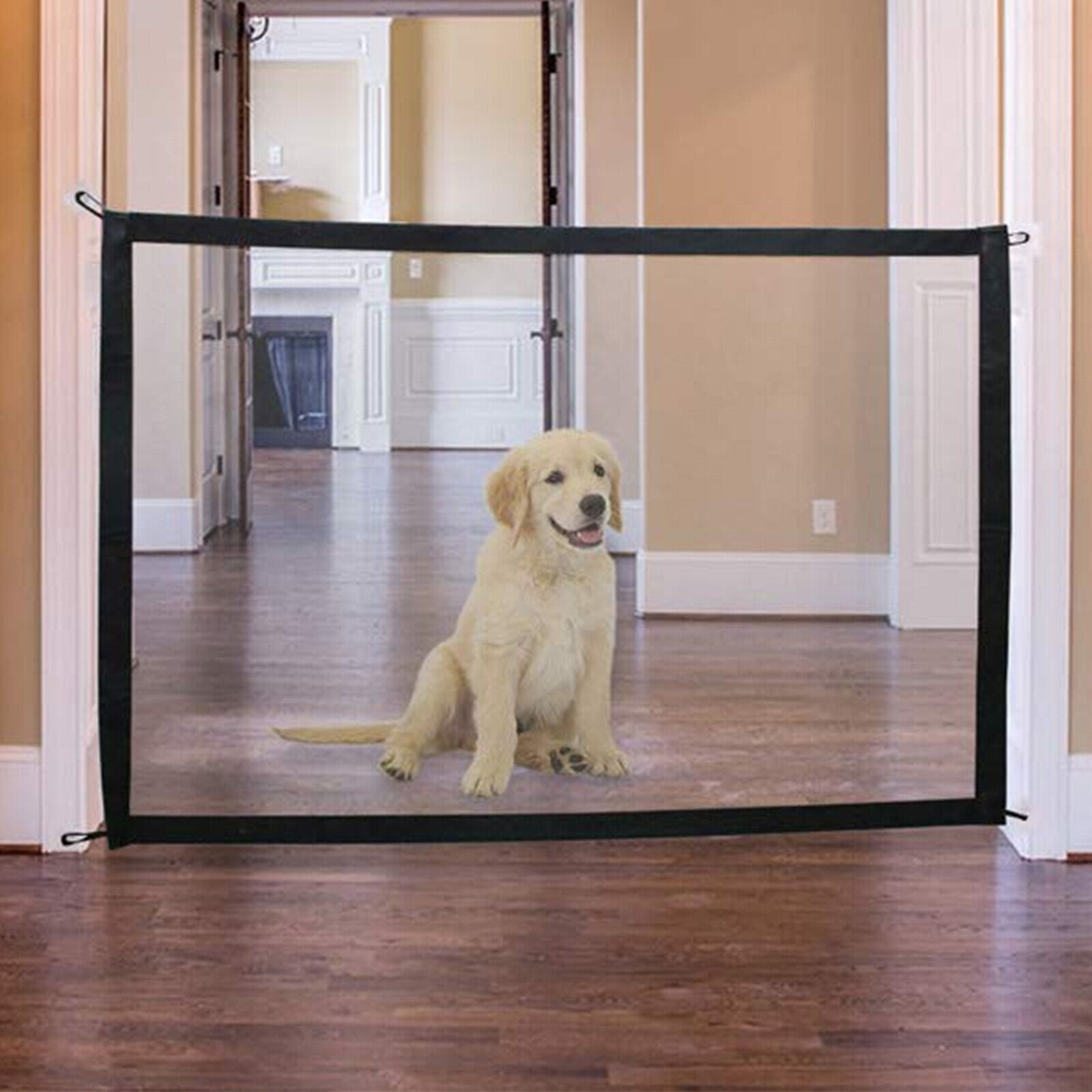 Pet Dog Easy Mesh Gate Safe Guard And Install Anywhere Pet Safet