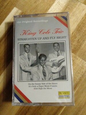 Straighten Up and Fly Right [Vintage Jazz] by Nat King Cole, New Sealed Cassette