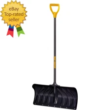 38.3 In. Steel Handle Plastic Snow Shovel