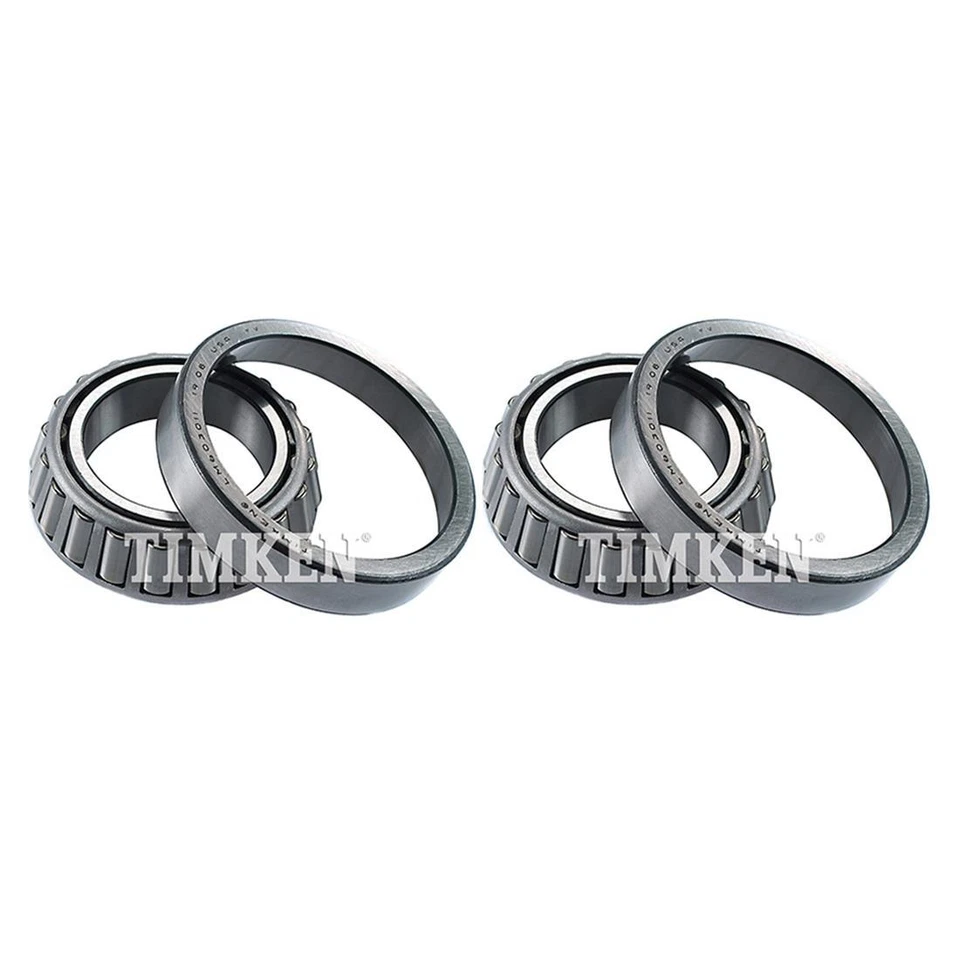 Juego de 2 cojinetes diferenciales traseros Timken para Ford Ranch Wagon 1957-1970 Foto 2 de 4